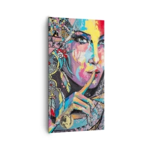 Canvas picture - Don't Talk Until You Understand - 65x120 cm