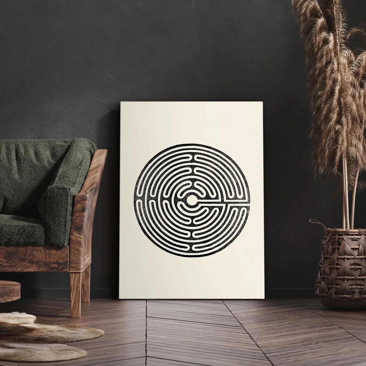 Canvas picture - Mysterious Order - 55x100 cm