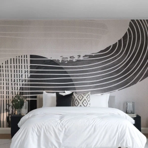 Custom Self-Adhesive Wallpaper Deluxe Sticker - There and Back - Minimalism, Abstraction, Piece