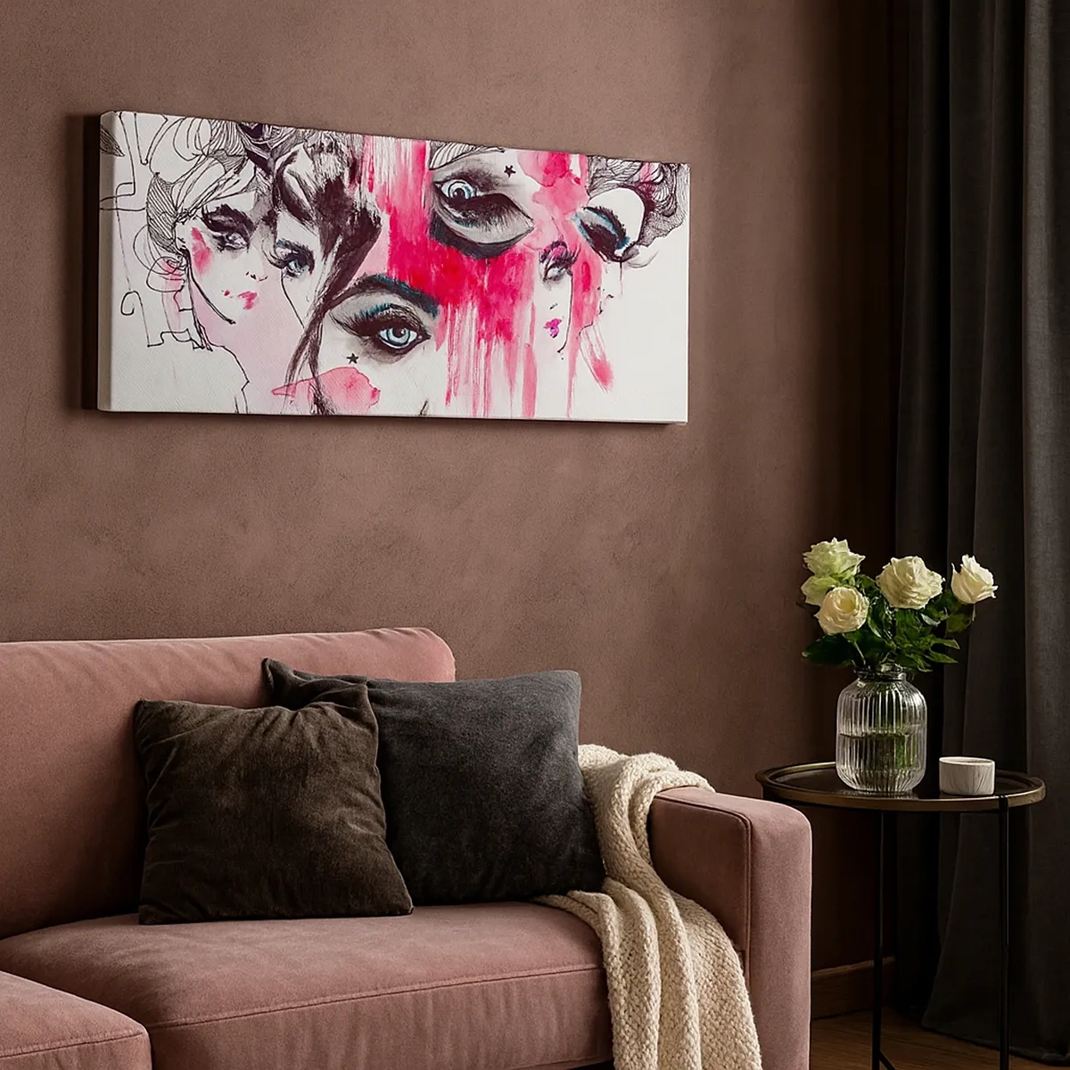 Canvas picture - . - 30x30 cm