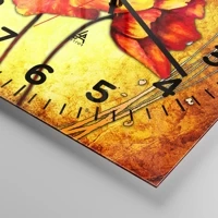 Clock face with numbers