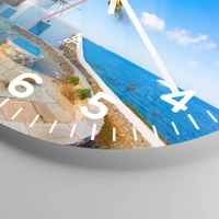 Clock face with numbers