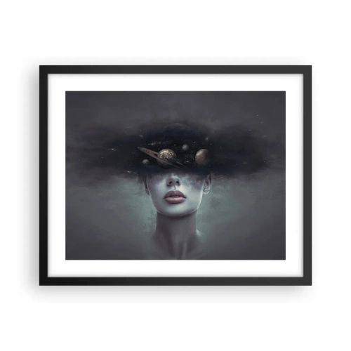 Poster in black frame - And Planets are Revolving… - 50x40 cm