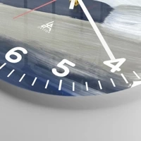 Clock face with numbers