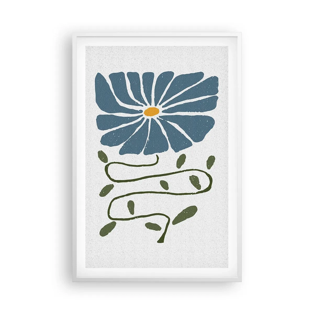Poster in white frmae - Twig to Flower - 61x91 cm