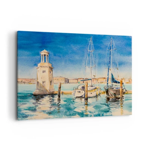 Canvas picture - Sunny Lagoon - 120x80 cm
