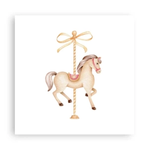 Poster - Graceful Trot - 60x60 cm