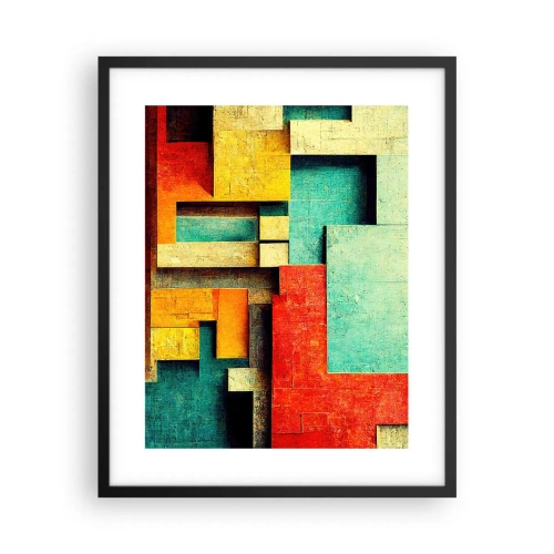 Poster in black frame - Festival of Right Angles - 40x50 cm