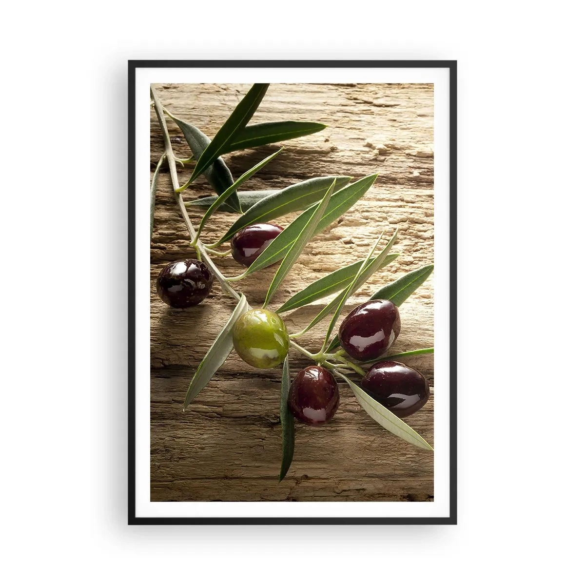 Poster in black frame - Straight from Nature - 70x100 cm