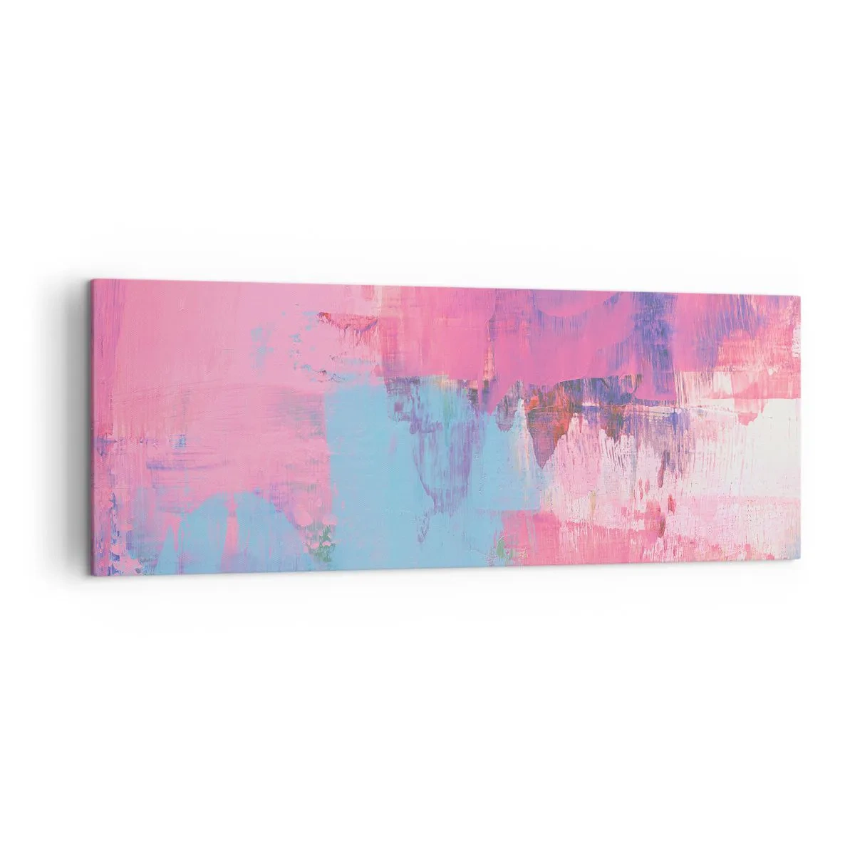 Canvas picture - Pink, Blue and a Pinch of Light - 140x50 cm