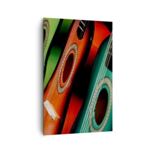 Canvas picture - Guitar Has Many Shades - 80x120 cm