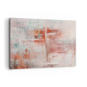 Canvas picture - Foggy but Pink - 100x70 cm