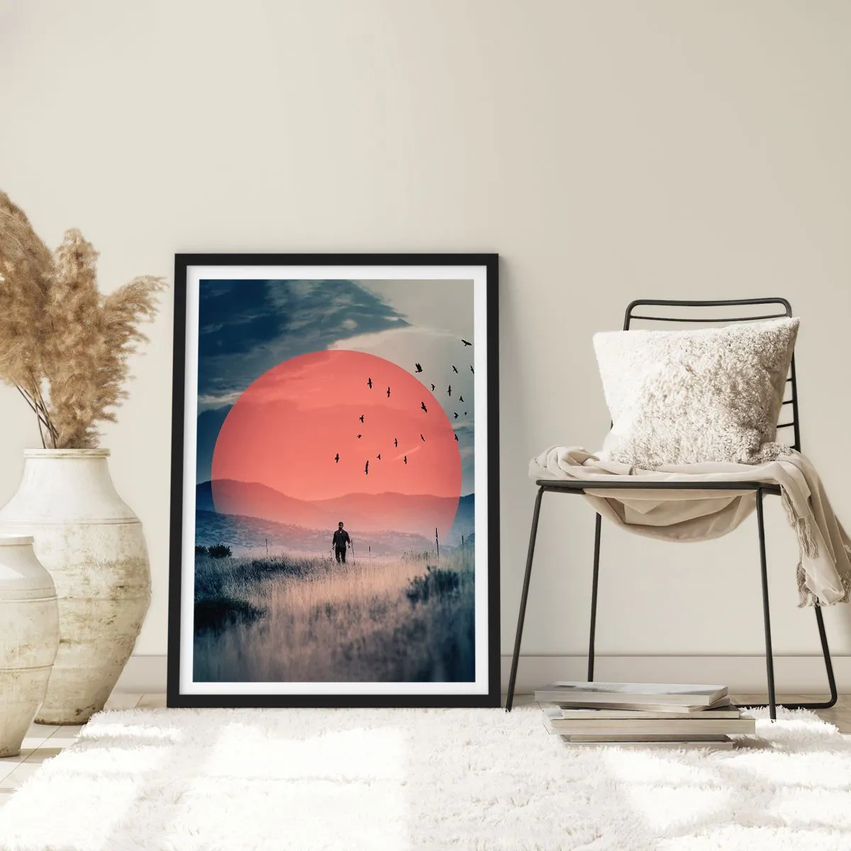 Poster in black frame - In Their Elements - 30x40 cm