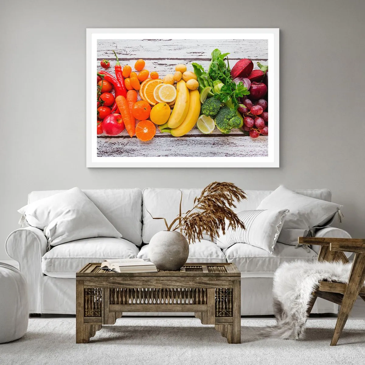 Poster in white frmae - Is that Not Enough? - 40x40 cm