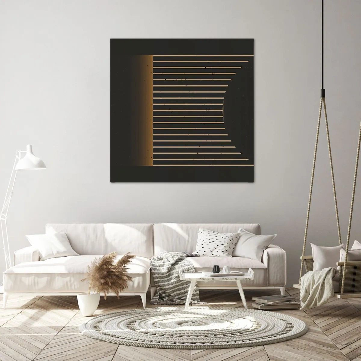 Canvas picture - Investigating Darkness - 40x40 cm