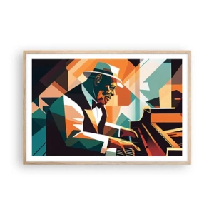 Poster in light oak frame - All that Jazz - 91x61 cm