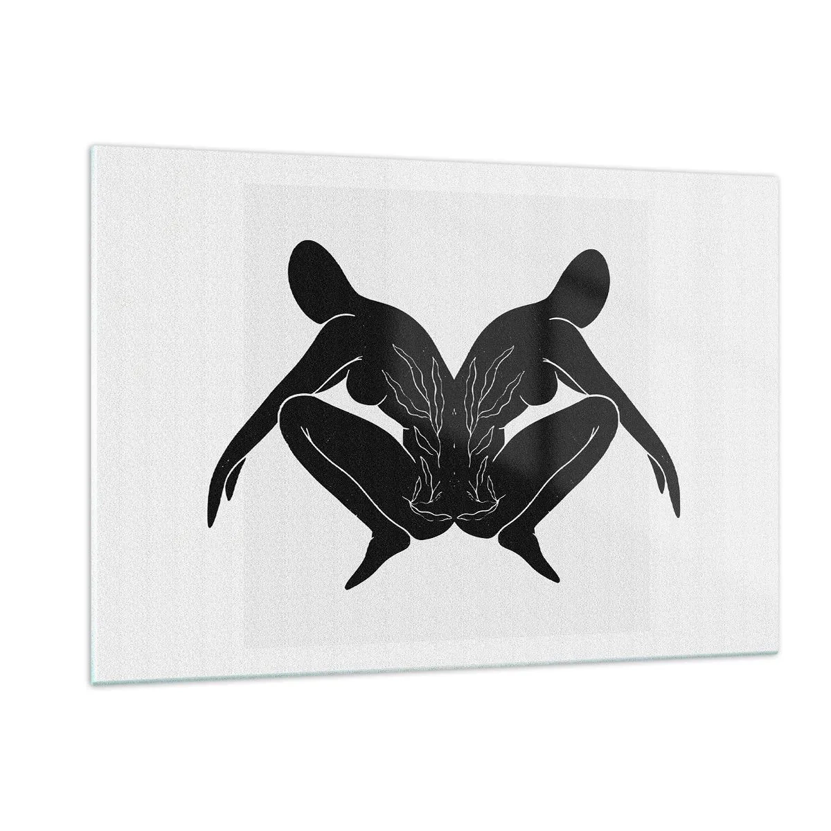 Glass picture - Mutual Soul - 120x80 cm