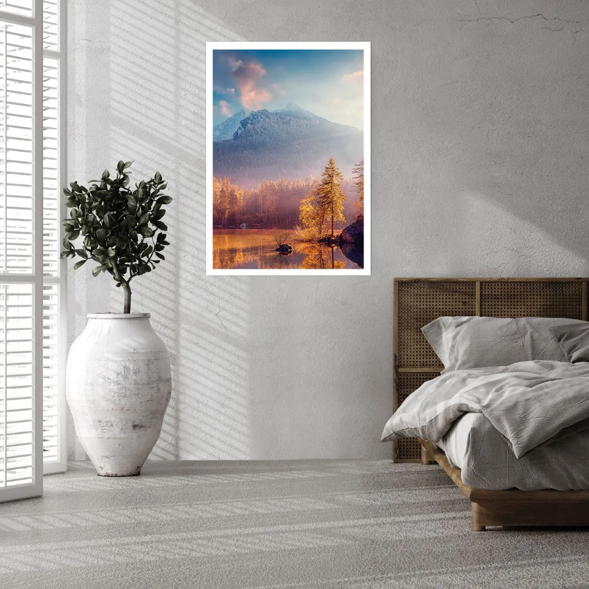 Poster - In the Mountains and Valleys - 70x100 cm