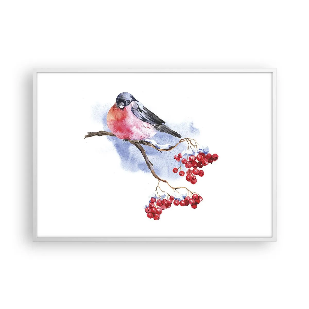 Poster in white frmae - Winter in Colour - 100x70 cm