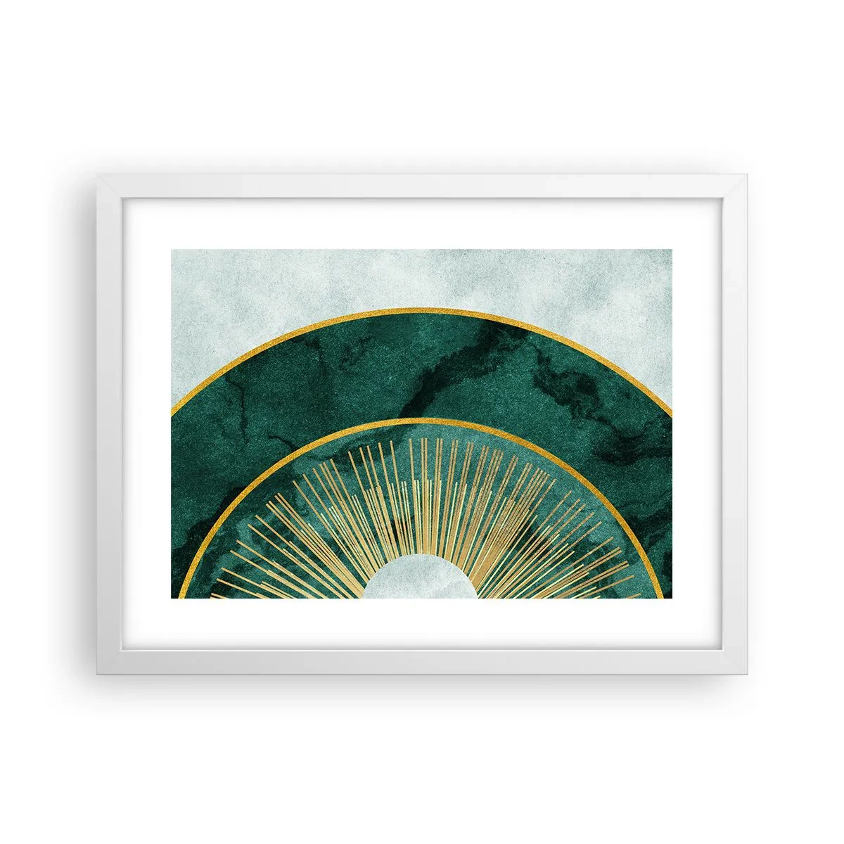 Poster in white frmae - Another Solar System - 40x30 cm