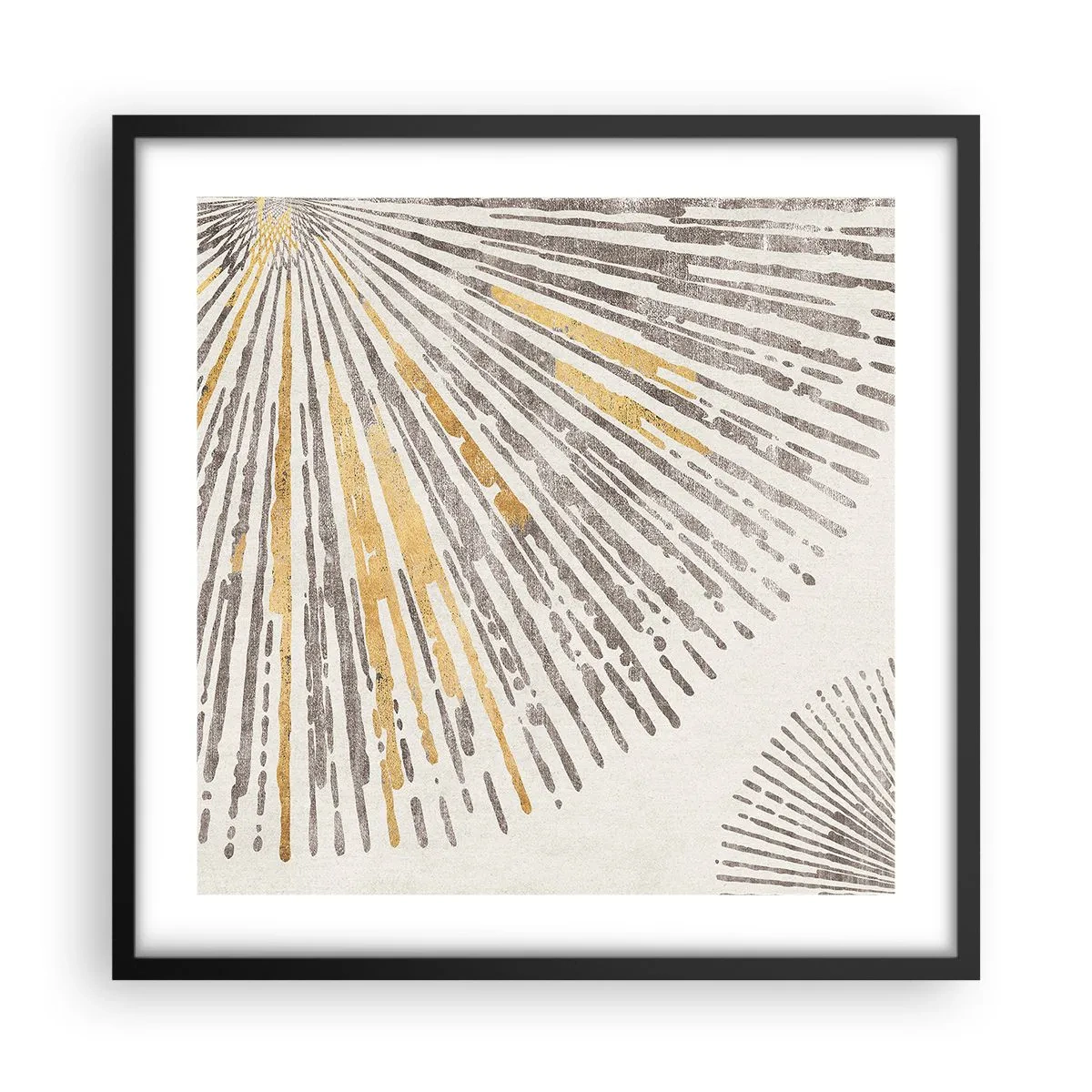 Poster in black frame - Beauty of a Ray - 50x50 cm