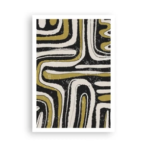 Poster - Compositions: Tracks and Alleys - 70x100 cm