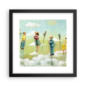 Poster in black frame - Following the Dream - 30x30 cm