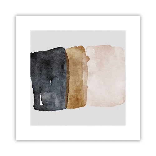 Poster - Composition of the Colours of the Soil - 30x30 cm