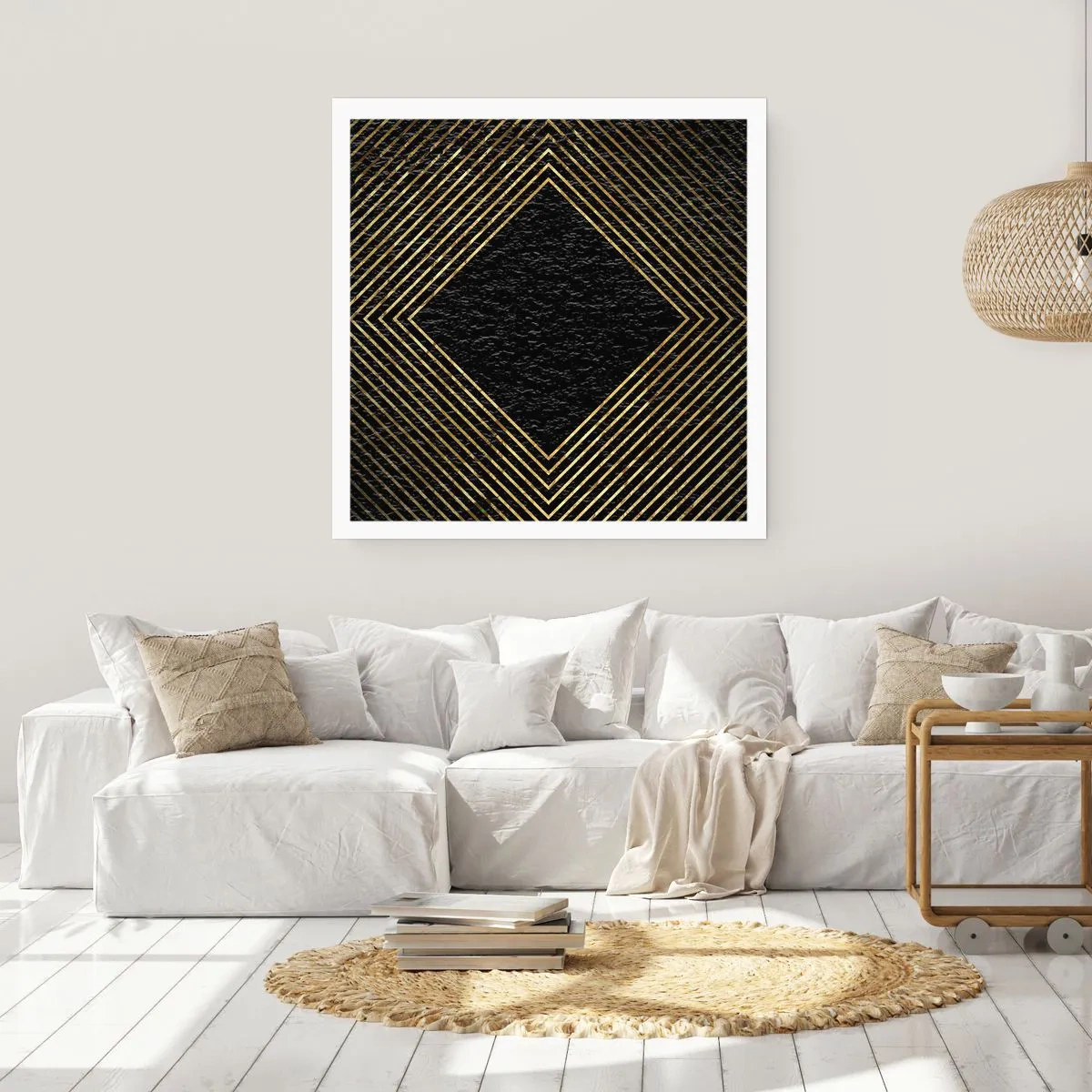 Poster - Geometry Glamour Style - 30x30 cm