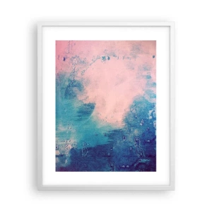 Poster in white frmae - Blue Hug - 40x50 cm
