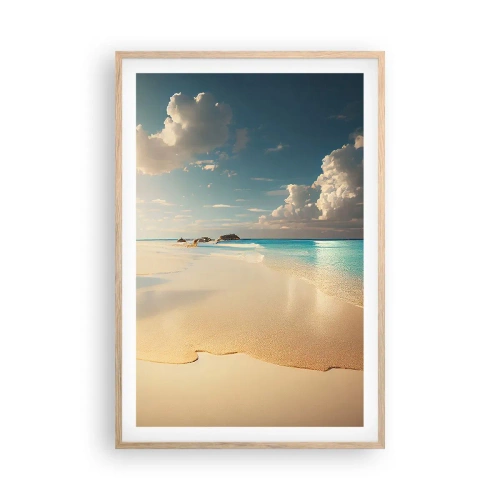 Poster in light oak frame - Dream Day - 61x91 cm