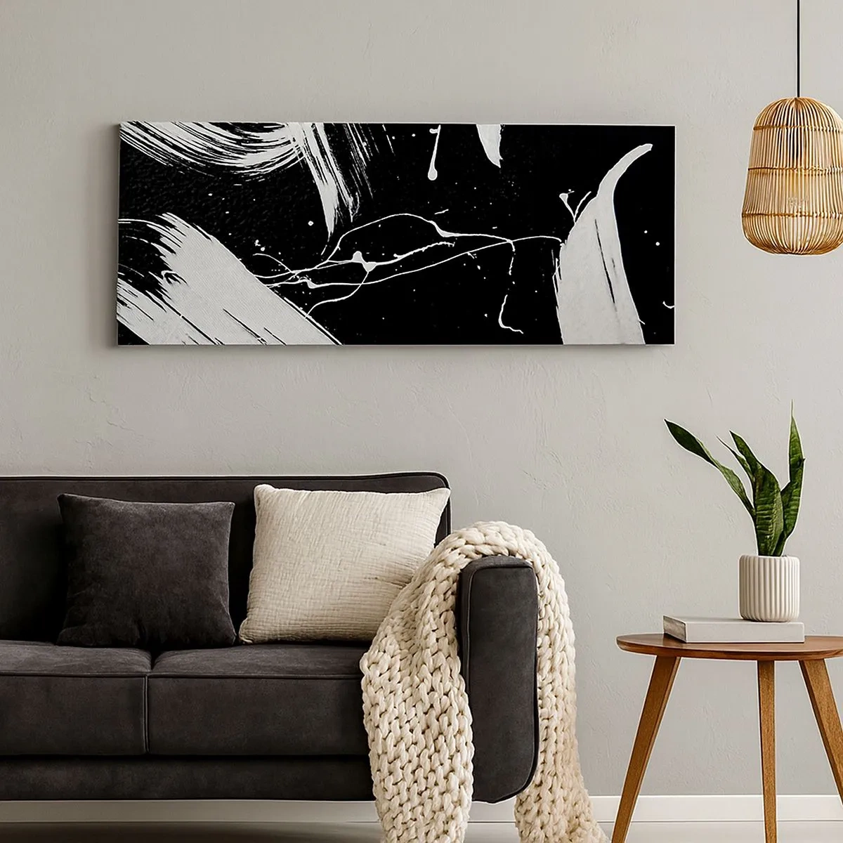 Canvas picture - Breaking the Darkness - 100x40 cm