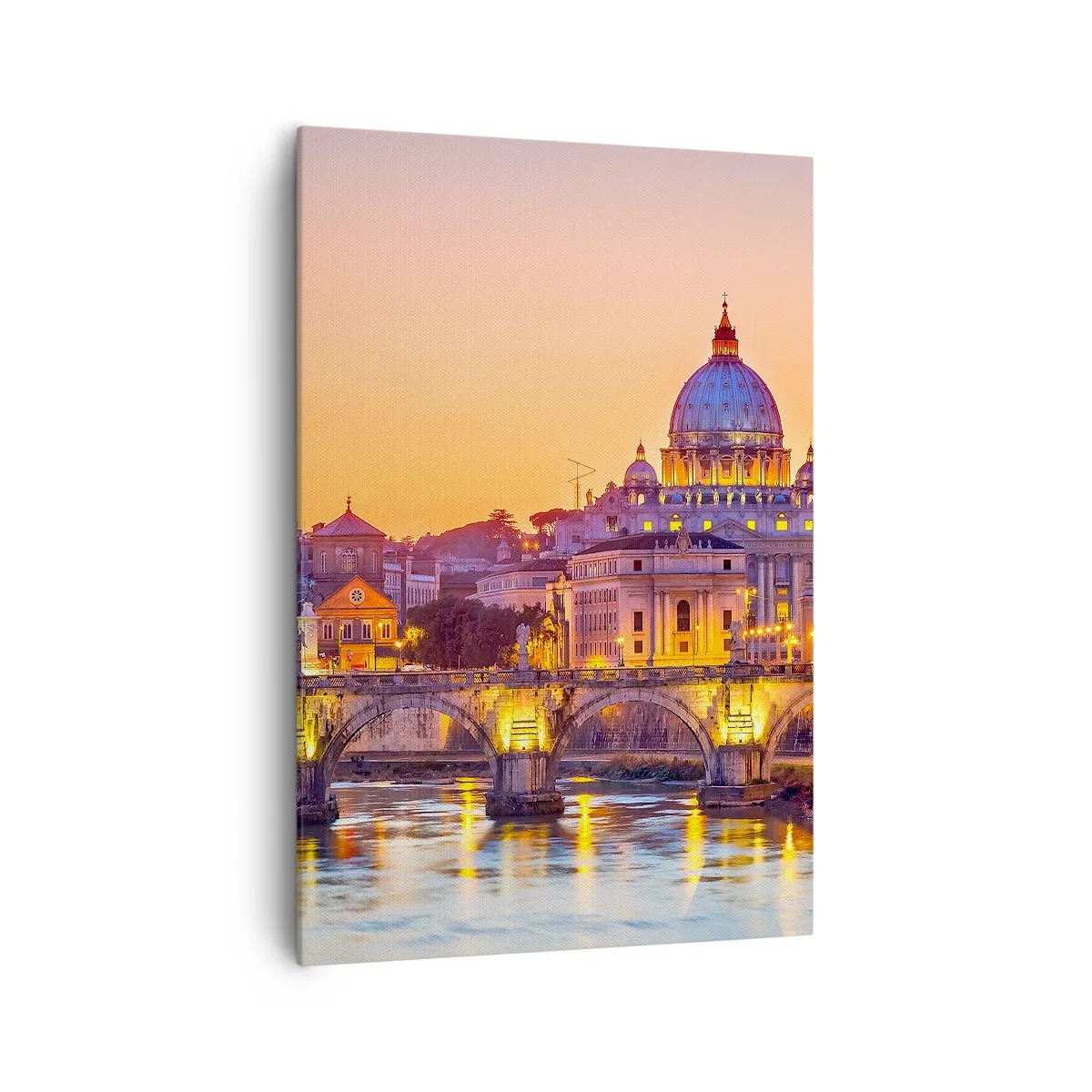 Canvas picture - Twilight over Eternal City - 70x100 cm
