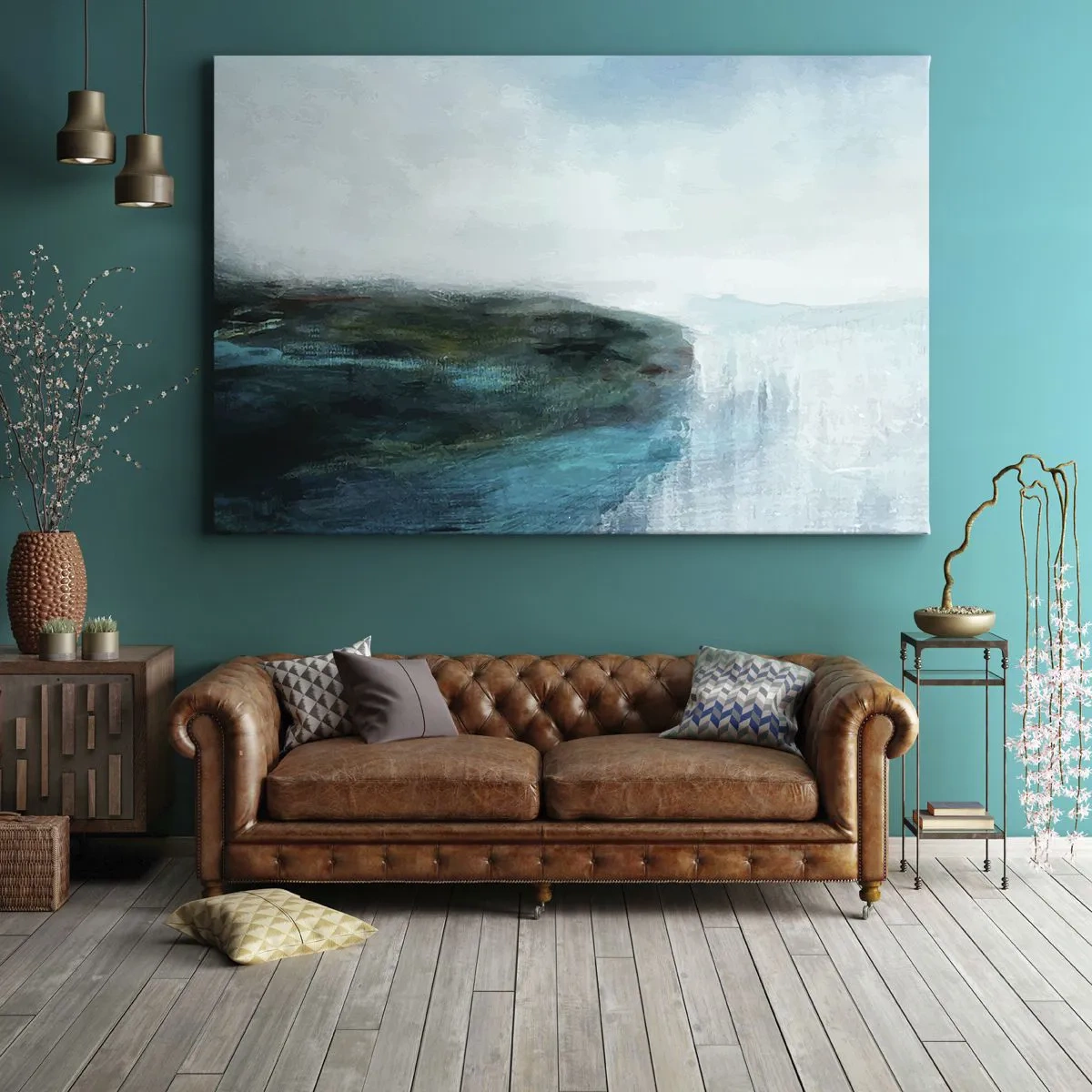 Canvas picture - Marine Abstract - 120x80 cm