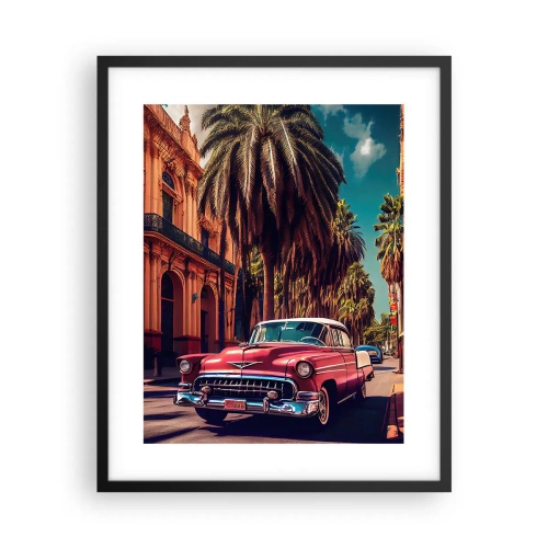 Poster in black frame - Still in Havana - 40x50 cm
