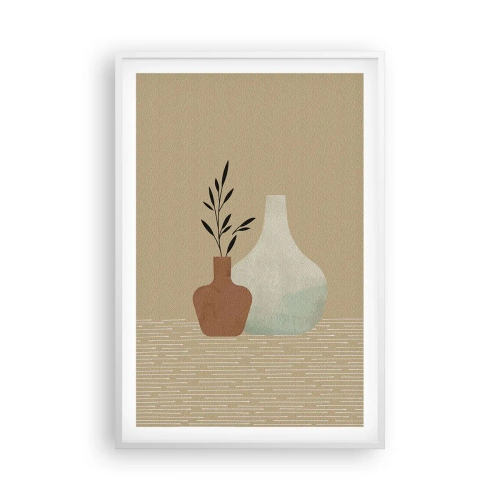 Poster in white frmae - Vase and Idea of It - 61x91 cm