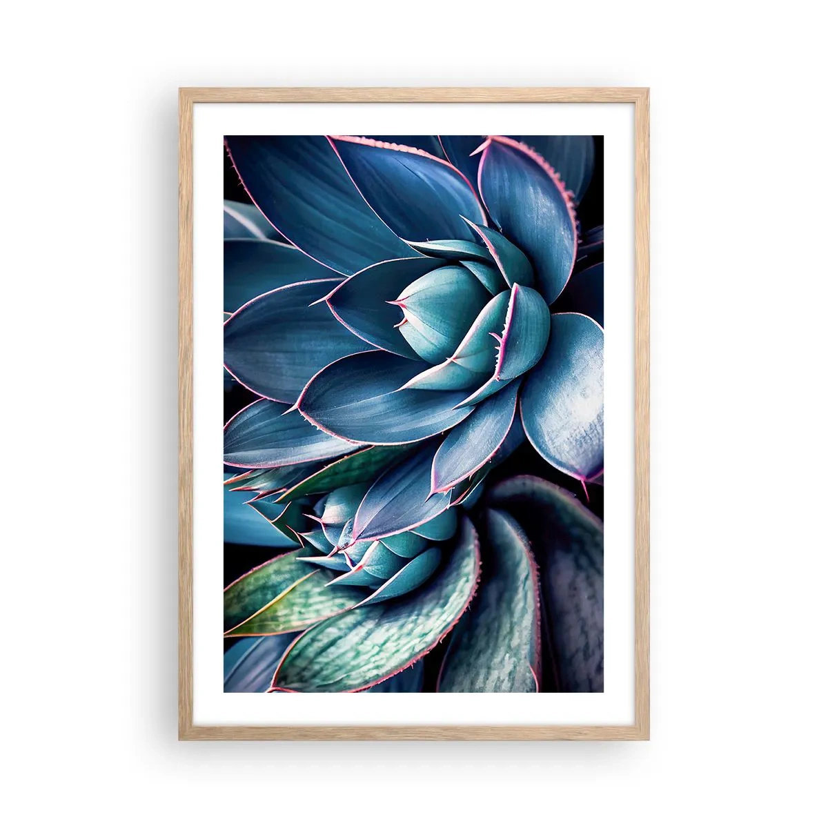 Poster in light oak frame - Vital Strength - 50x70 cm