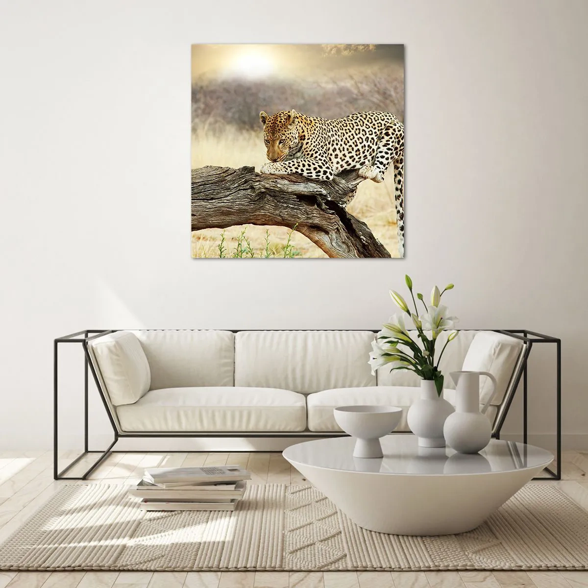 Glass picture - I Mark My Own Path - 70x70 cm