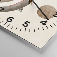 Clock face with numbers