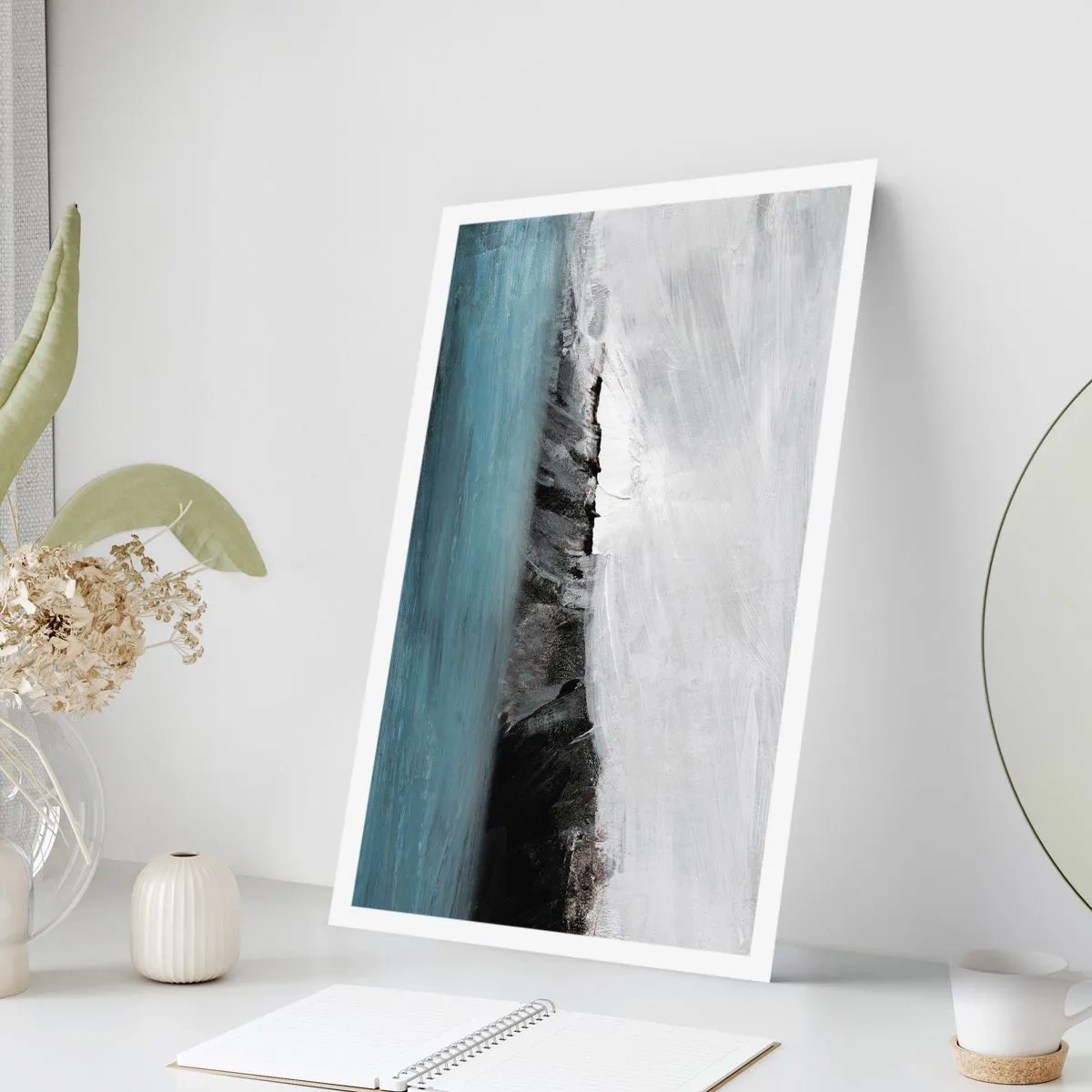 Poster - Water-Earth: Clash of Elements - 70x100 cm