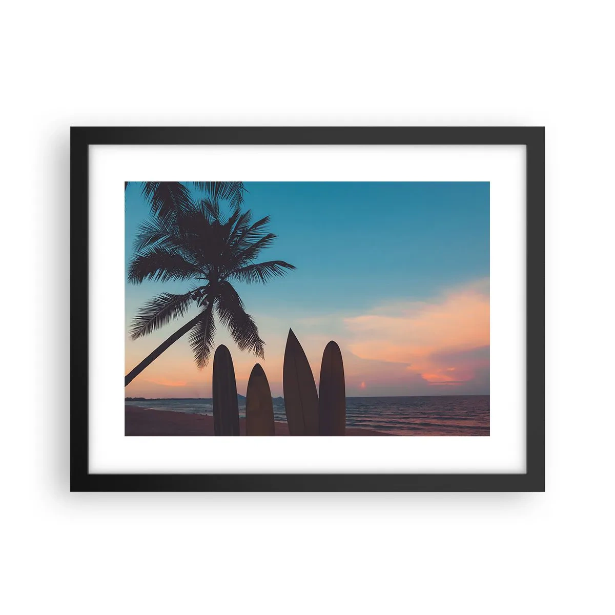 Poster in black frame - Tomorrow Will Be Fun Too - 40x30 cm