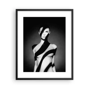 Poster in black frame - In the Light and in the Shadow - 40x50 cm
