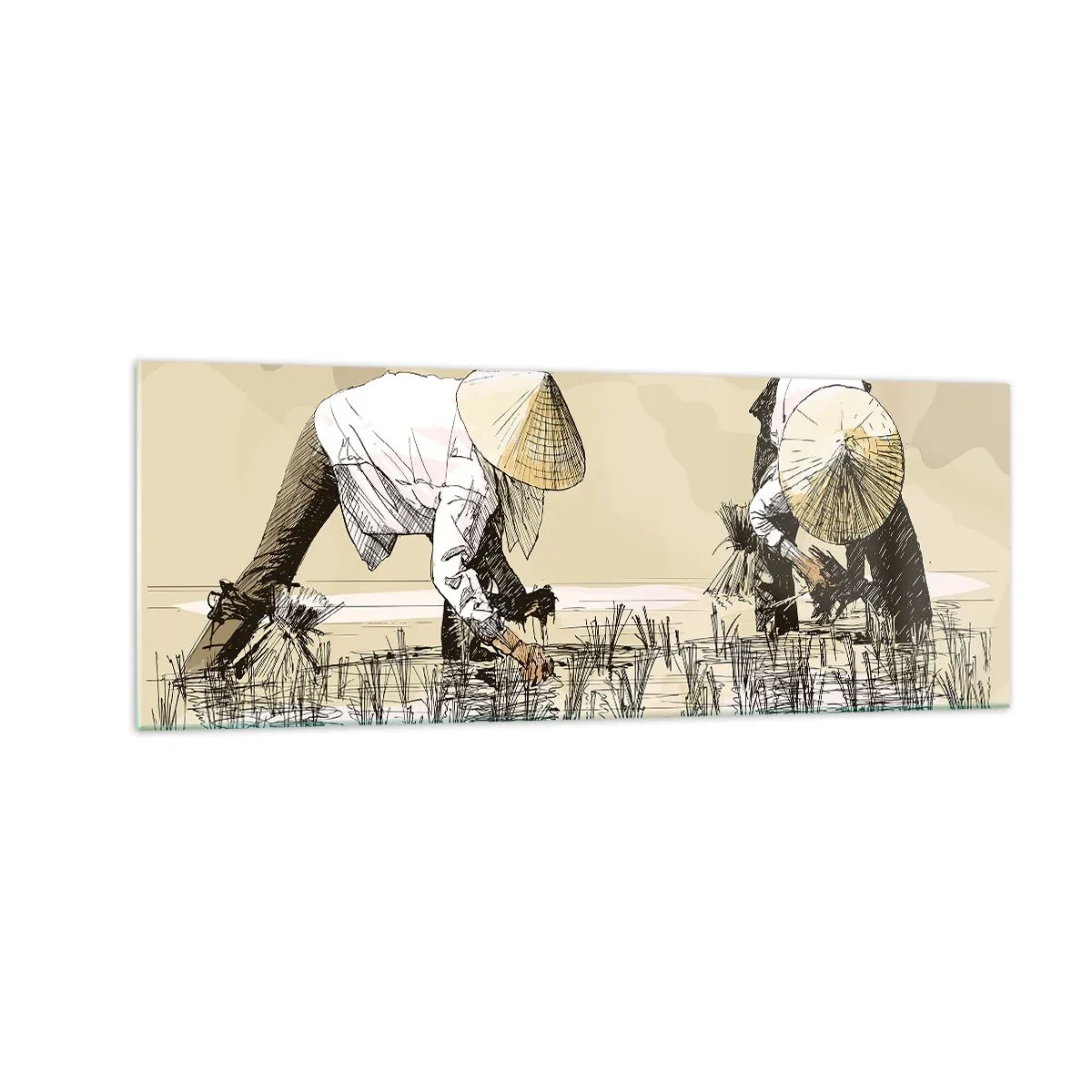 Glass picture - Good Harvest - 140x50 cm