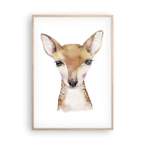 Poster in light oak frame - Nature of Innocence - 70x100 cm