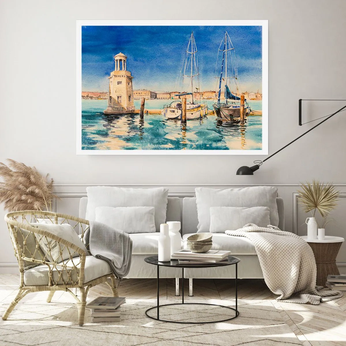 Poster - Sunny Lagoon - 50x40 cm