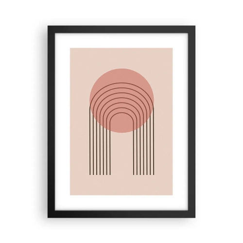 Poster in black frame - Irresistible Attraction - 30x40 cm