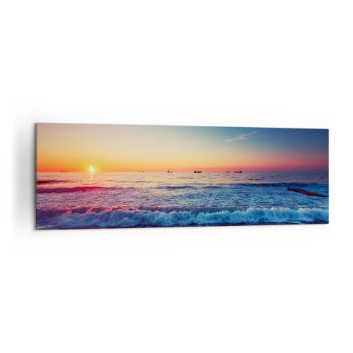 Canvas picture - What Is behind the Horizon? - 160x50 cm