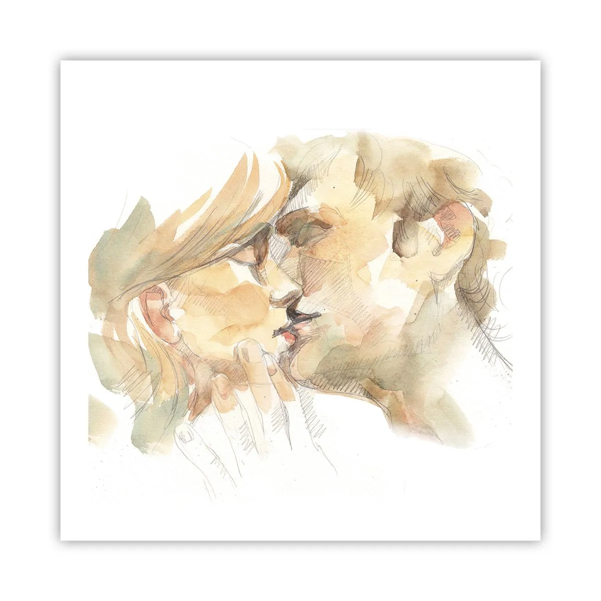 Poster - The Missing Half? - 60x60 cm