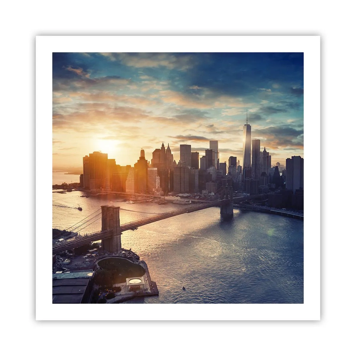 Poster - Monument to the Culture of the West - 60x60 cm