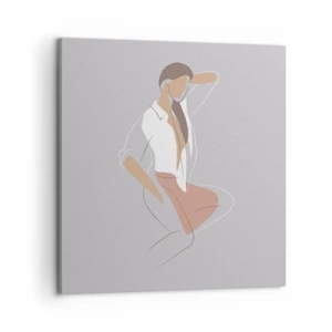 Canvas picture - Outline of Charm - 60x60 cm